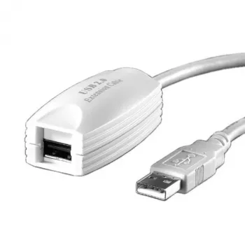 Przedłużacz USB 2.0 VALUE 1 Port biały 5 m