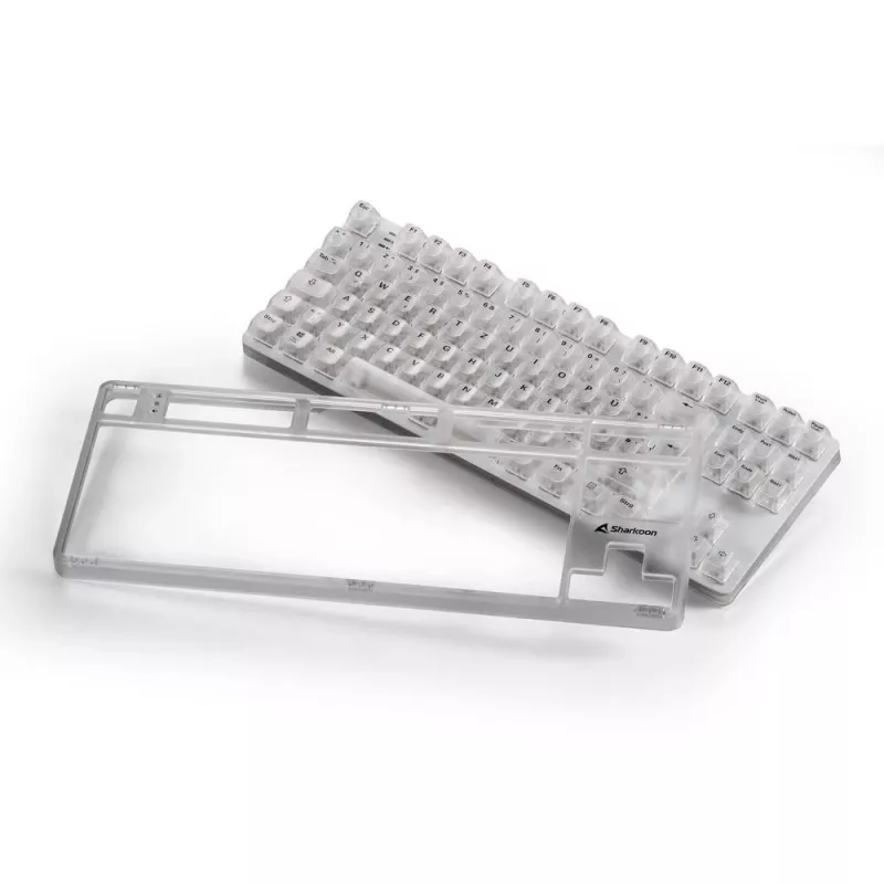 Crystal Shark, Gaming Keyboard White, DE-Layout, KTT