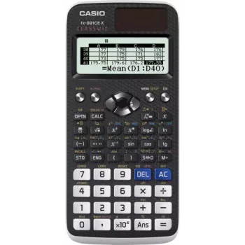 CASIO KALKULATOR NAUKOWY FX 991CEX CLASSWIZ CZARNY, WYŚWIETLACZ 12-CYFROWY