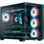 Obudowa komputerowa Tower AEROCOOL P500C EVO-G-BK-v1 z 2 panelami ze szkła hartowanego, czarna