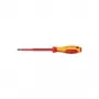 Knipex VDE VDE śrubokręt płaski, szerokość ostrza: 6,5 mm, długość ostrza: 150 mm, DIN EN 60900 (98 20 65)