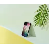 Etui ochronne iKins do Apple iPhone 12 / 12 Pro — wzór wodny kwiat, czarny