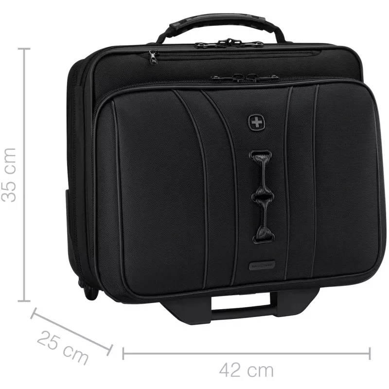 Wenger walizka na kółkach na laptopa Legacy Czarny Series do 15,6 cala (39,62 cm) z kieszenią na tablet