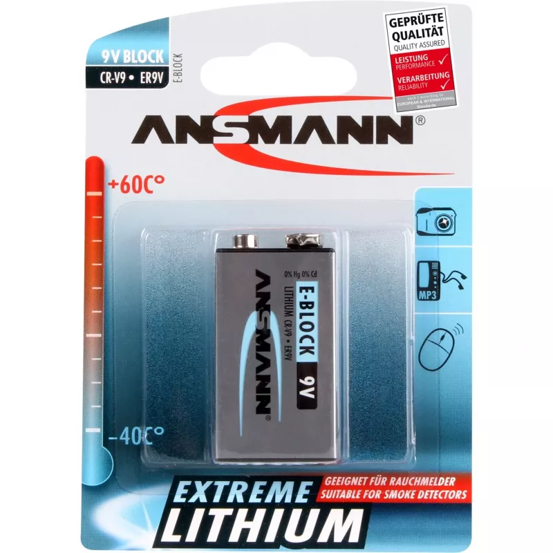 Bateria jednorazowa Ansmann 9V E-Block