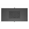 Szafa rack LANBERG FF01-6222-12B 22U 600x1200 mm czarna z przeszklonymi drzwiami przednimi i tylnymi