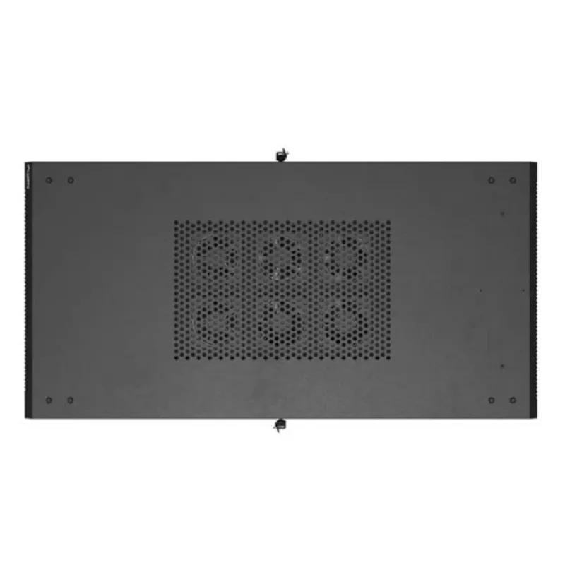 Szafa rack LANBERG FF01-6222-12B 22U 600x1200 mm czarna z przeszklonymi drzwiami przednimi i tylnymi