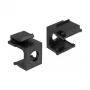 Osłona portu DELOCK 86403, zestaw 4 szt., czarna, 17,3×22,3×16,3 mm