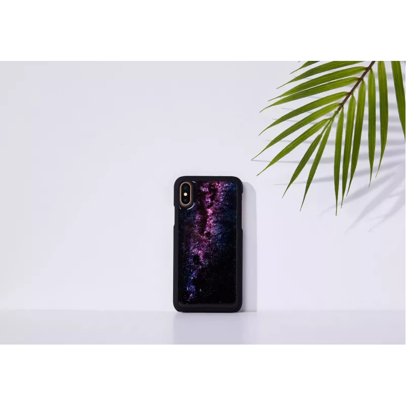 Etui na smartfon iKins do iPhone XS / iPhone XS Max — milky way Czarny