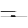 Słuchawki komputerowe CANYON HSC-1 z mikrofonem, płaski kabel 2m, czarne