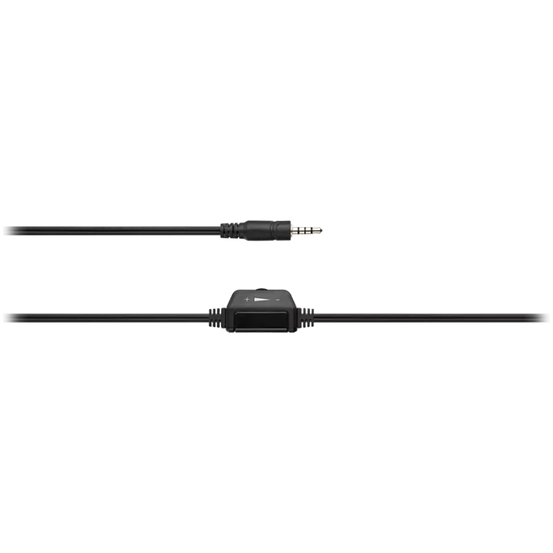 Słuchawki komputerowe CANYON HSC-1 z mikrofonem, płaski kabel 2m, czarne