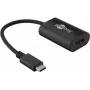 Wentronic goobay - Zewnętrzny adapter wideo - USB-C - HDMI - Czarny (38532)