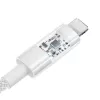 Baseus Gem USB do IP 2.4A szybki kabel do ładowania 2 m Biały