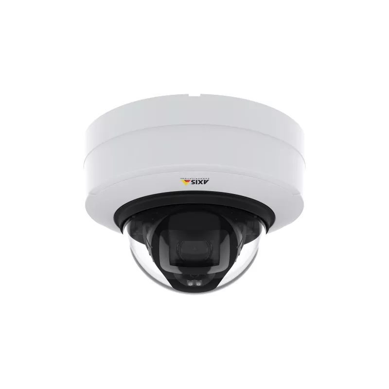 P3248-LV, kamera IP, zewnętrzna, przewodowa, sufit-ściana, czarna, biała, kopułka