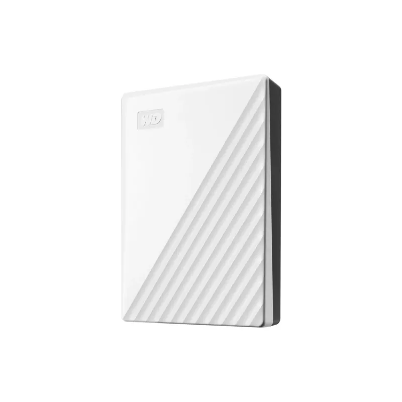 WD My Passport WDBR9S0060BWT - Festplatte - verschlüsselt - 6TB - extern (tragbar) - USB 3,2 Gen 1 - 256-Bit-AES - weiß (WDBR9S0060BWT-WESN)