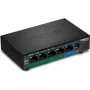 TRENDnet TPE-TG52 - Switch - 4 x 10/100/1000 (PoE+) + 1 x 10/100/1000 - Biurkowy, montowany na ścianie - PoE+ (32 W)