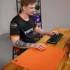 Podkładka pod mysz gamingowa Fnatic DASH2 MAX pomarańczowa