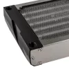 Radiator Aqua-Computer airplex radical 2/480 — Aluminium/Miedź/Stal nierdzewna, 520×140×40 mm