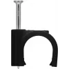 Zacisk kablowy Goobay 14 mm, czarny (64685)