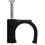 Zacisk kablowy Goobay 14 mm, czarny (64685)