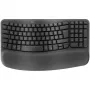 Klawiatura Logitech Wave Keys Office RF Bezprzewodowa + Bluetooth QWERTZ Grafitowa