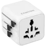 Adapter podróżny CANYON OnTour One EU UK US AUS Biały (CNS-TA1005W) - uniwersalna konwersja wtyczek dla gniazdek EU/UK/US/AUS