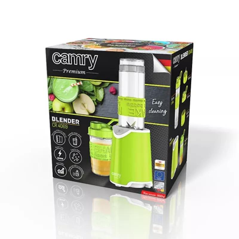 Blender Camry CR 4069 600 L Cooking blender Zielony, Przezroczysty, Biały 500 W