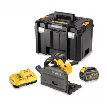 DEWALT DCS520T2 przenośna pilarka tarczowa 54 V 2x XR FLEXVOLT 6 Ah TSTAK czarno-żółta