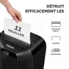 Powershred LX70 | Czarny | 18 L | Niszczenie kart kredytowych | dB | Obsługa papieru standard/wyjście 11 arkuszy na przejście | Niszczarka krzyżowa | Gwarancja 24 miesiące