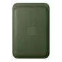 Uchwyt na karty Apple iPhone FineWoven Wallet z MagSafe Moss zielony Microtwill