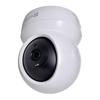 Kamera bezpieczeństwa IP EZVIZ H6c 1920 x 1080, wewnętrzna, kulista, Wi‑Fi i Ethernet, obiektyw 4 mm, widok 360°, microSD do 256 GB