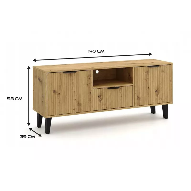 RTV SCANDI 2D1S cienki ARTISAN OAK