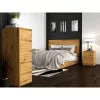 Topeshop K2 ARTISAN nightstand/Stolik nocny 2 szuflada(s) dąb