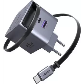 Szybka ładowarka USB-C / USB-A UGREEN 45W GaN 2-portowa (model 65822)