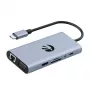 Adapter USB-C Hawk HW-HUB801 8-w-1 z HDMI i Ethernetem