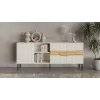 Cama INSERTO 3D1W komoda 190x40x80 kaszmir + LED
