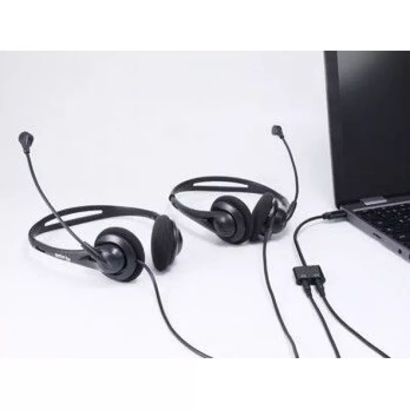 Adapter audio Equip USB-C na podwójne 3.5mm DAC, USB C, męski, 2 x 3.5mm, żeński, 0.15 m, czarny