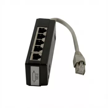 Synergy 21 S215232 - RJ45 - RJ45 - 0,15 m - Czarny - Szary