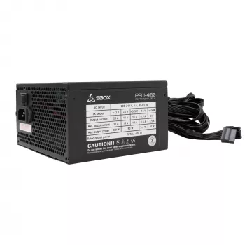 Zasilacz ATX SBOX PSU-400-2 400W, format ATX
