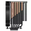Jonsbo HX6250 Radiator/chłodzenie procesora 14 cm Czarny 1 szt.