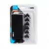 zasilacz IBOX IUZ90WA 90 W, wejście 100–240 V, wyjście 4,5 A, regulowane napięcie, do użytku wewnętrznego, czarny