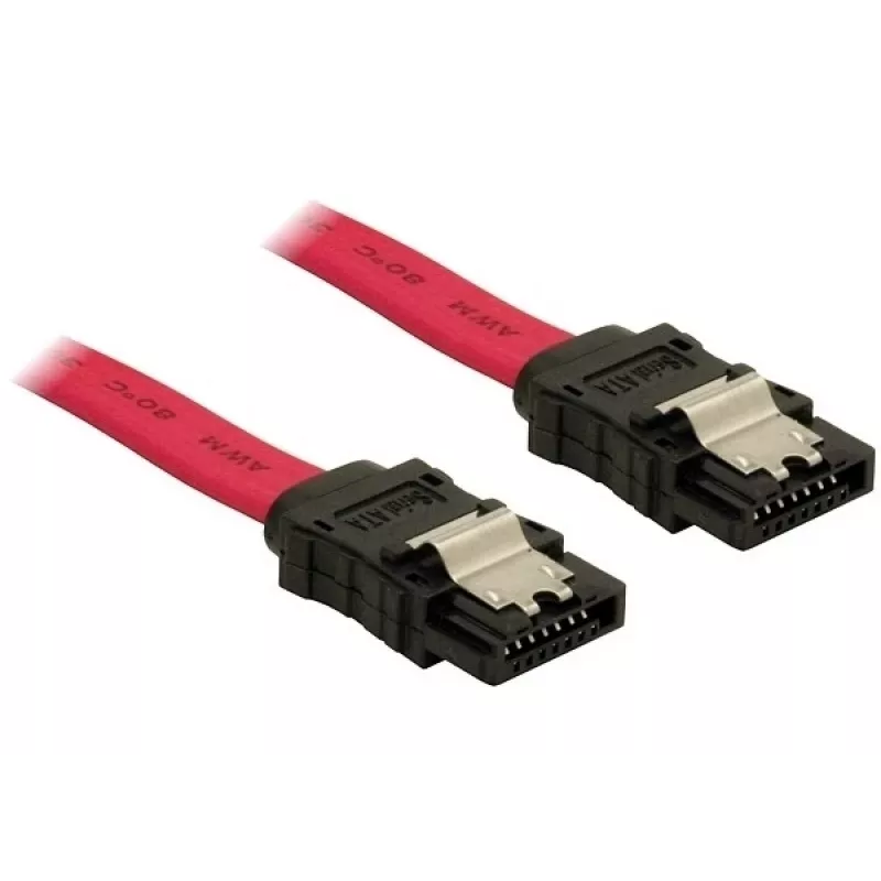 Kabel SATA DeLOCK 84302 0.5 m czerwony