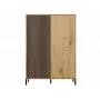 KAMARO 2DD cienki/GŁ dąb ARTISAN DISPLAY CABINET