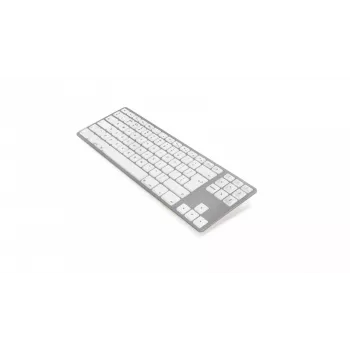 Klawiatura Matias FK408BTS-UK Bluetooth Tenkeyless aluminiowa Srebrna — układ UK