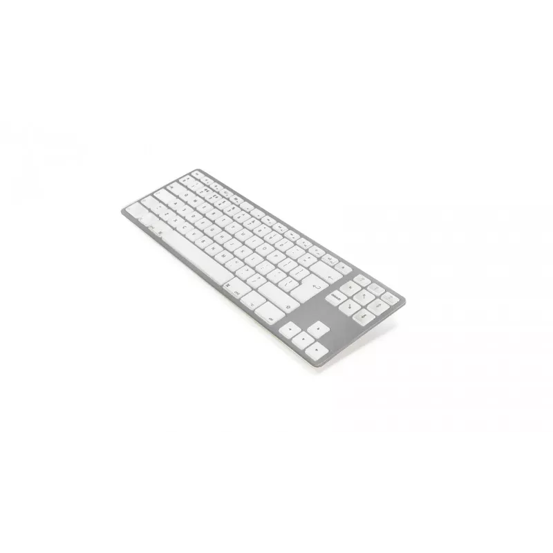Klawiatura Matias FK408BTS-UK Bluetooth Tenkeyless aluminiowa Srebrna — układ UK