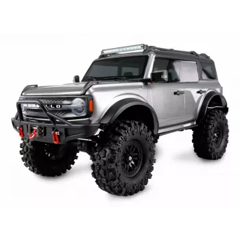 Radio-controlled crawler Amewi AMXRock Caballo 4WD 1:10 metallic szary