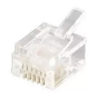 Wtyczka telefoniczna Equip, 6P6C, RJ-12 (6P6C), przezroczysta, 0,6 g, 9,65 mm, 12,3 mm, 7,2 mm