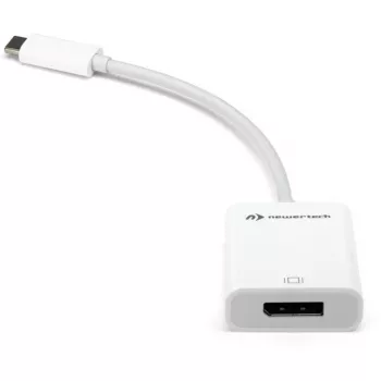 Adapater USB, wtyczka USB-C > gniazdo DisplayPort (Biały, 11 cm)