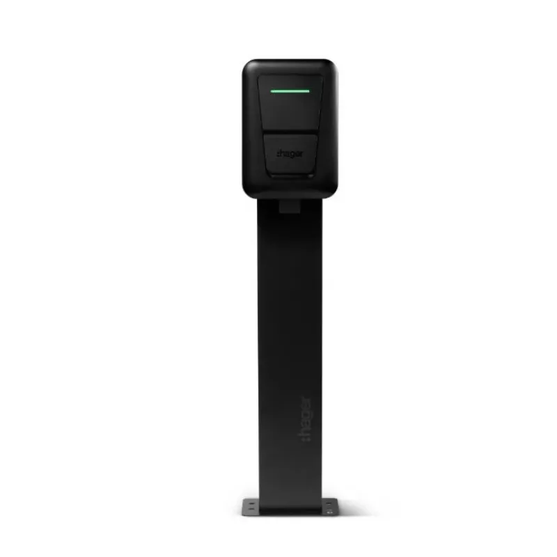 Ścienna stacja ładowania EV Hager witty one 11 kW 3-fazowa z gniazdem Type 2, RFID, Bluetooth, kablem 4,5 m, IP55, IK10