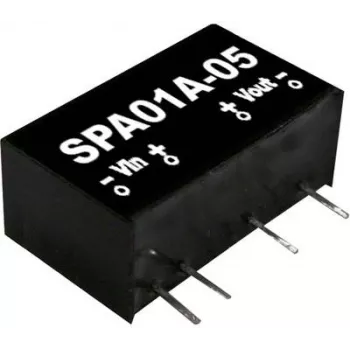 zasilacz mean well SPA01B-05, wejście 18–36 V, wyjście 5 V, 1 W