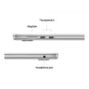 MacBook Air 15, Srebrny, M4 (10-rdzeniowy CPU/10-rdzeniowy GPU), 16 GB, 512 GB, Niemiecki, Zasilacz 35 W z dwoma portami USB-C, MW1H3D/A